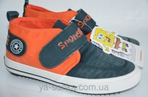 Текстильные мокасины для мальчика