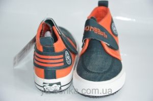 Текстильные мокасины для мальчика