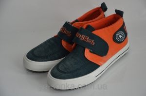 Текстильные мокасины для мальчика