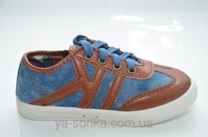 Текстильные мокасины для мальчика