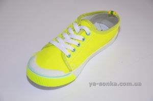 Текстильні кеди-мокасини для дівчинки