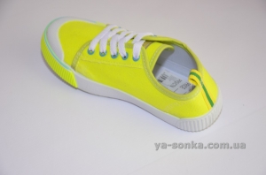 Текстильні кеди-мокасини для дівчинки