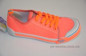 Текстильні кеди-мокасини для дівчинки