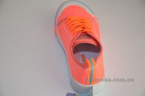 Текстильні кеди-мокасини для дівчинки