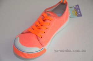 Текстильні кеди-мокасини для дівчинки