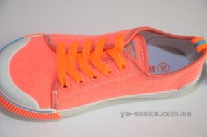 Текстильні кеди-мокасини для дівчинки