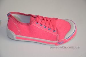 Текстильные кеды-мокасины для девочки
