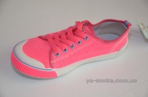 Текстильные кеды-мокасины для девочки