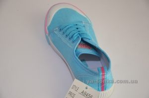 Текстильные кеды-мокасины для девочки