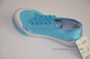 Текстильные кеды-мокасины для девочки