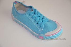 Текстильные кеды-мокасины для девочки