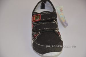 Текстильные кеды-мокасины для мальчика
