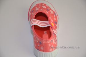 Текстильные мокасины для девочки