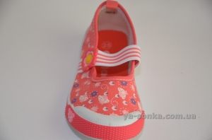 Текстильные мокасины для девочки