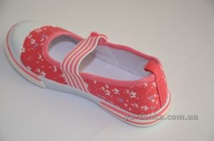 Текстильные мокасины для девочки