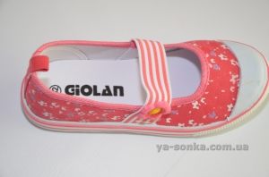 Текстильные мокасины для девочки