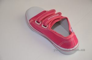 Текстильные кеды-мокасины для девочки