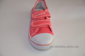 Текстильные кеды-мокасины для девочки