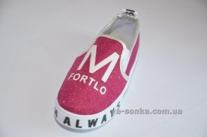 Модные слипоны для девочки хамелеоны