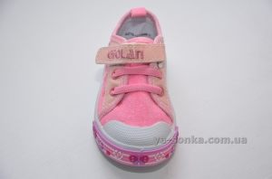 Текстильные кеды-мокасины для девочки