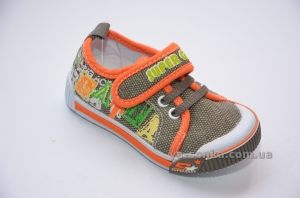 Текстильные кеды-мокасины для мальчика
