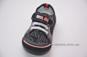 Текстильные кеды-мокасины для мальчика