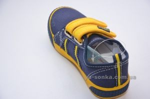Текстильные кеды-мокасины для мальчика