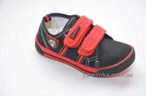 Текстильные кеды-мокасины для мальчика