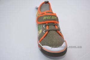 Текстильные кеды-мокасины для мальчика