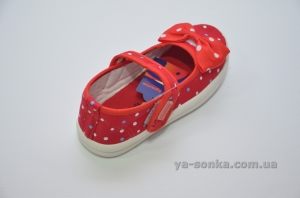 Текстильные мокасины для девочки