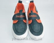 Текстильные мокасины для мальчика