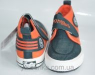 Текстильные мокасины для мальчика