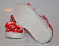 Текстильные мокасины для девочки