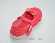 Текстильные мокасины для девочки