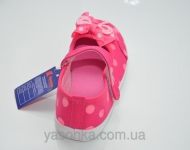 Текстильные мокасины для девочки