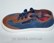 Текстильные мокасины для мальчика