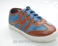 Текстильные мокасины для мальчика