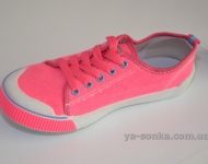 Текстильные кеды-мокасины для девочки