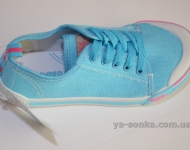 Текстильные кеды-мокасины для девочки