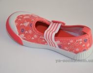 Текстильные мокасины для девочки