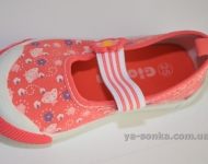 Текстильные мокасины для девочки