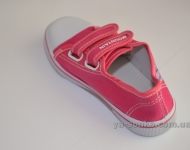 Текстильные кеды-мокасины для девочки