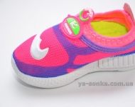 Кроссовки-мокасины сетка для девочки