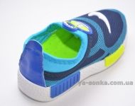 Кроссовки-мокасины сетка для мальчика