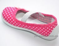 Текстильные мокасины для девочки