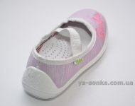 Текстильные мокасины для девочки