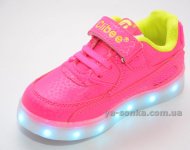 Кроссовки для девочек c LED подсветкой USB зарядкой