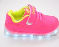 Кроссовки для девочек c LED подсветкой USB зарядкой