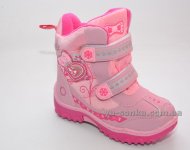 Сноубутсы с ледоступами для девочки