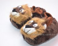 Тапочки - игрушками  "Львенок"